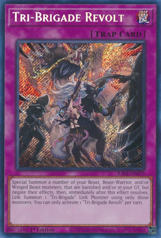 Tri-Brigade Revolt [RA01-EN079] Secret Rare | Good Games Adelaide SA