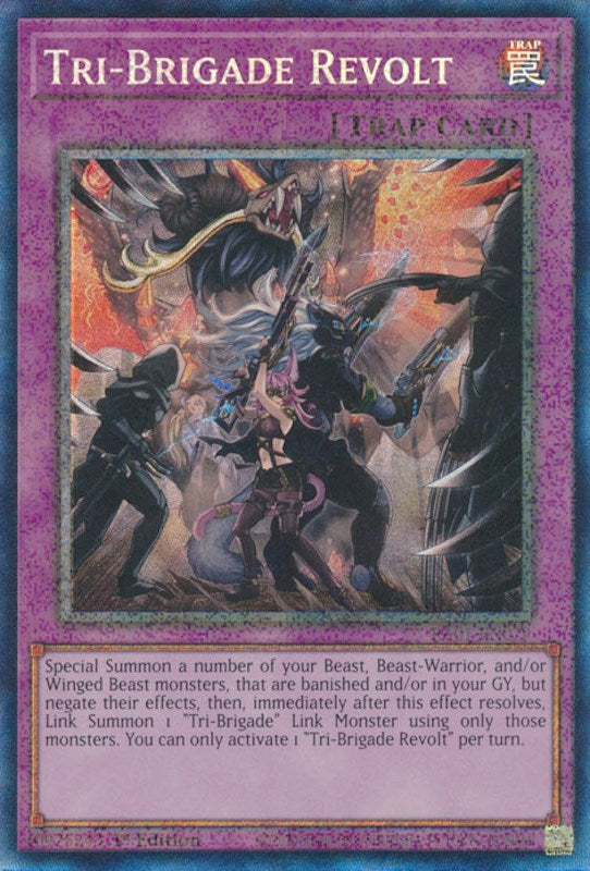 Tri-Brigade Revolt [RA01-EN079] Prismatic Collector's Rare | Good Games Adelaide SA