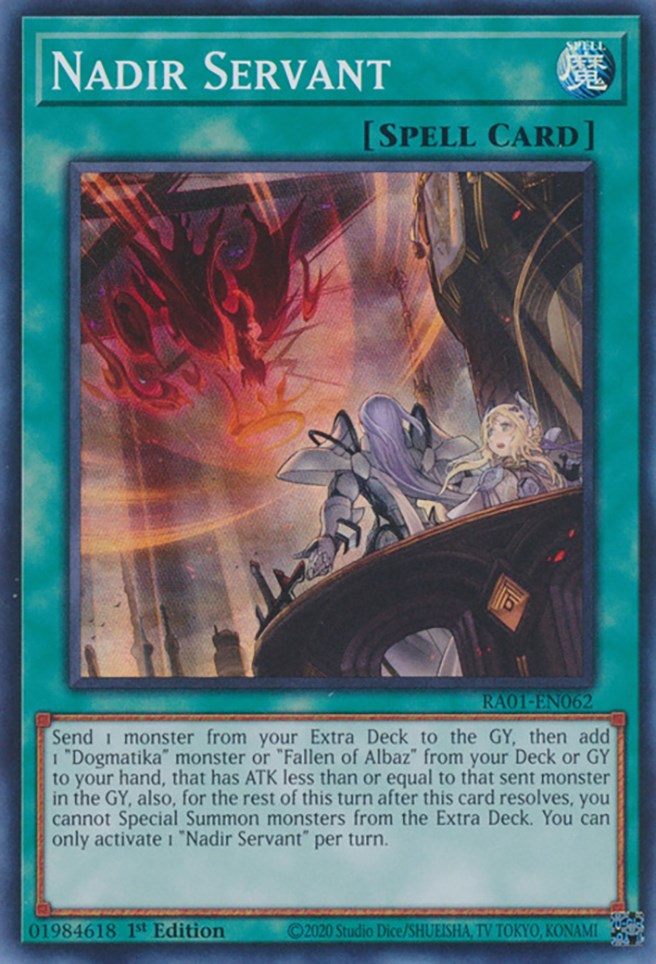 Nadir Servant [RA01-EN062] Super Rare | Good Games Adelaide SA