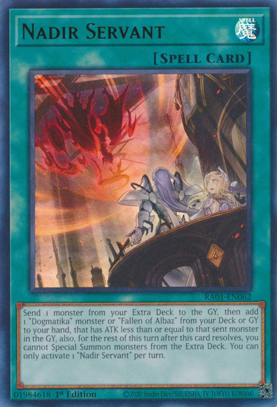 Nadir Servant [RA01-EN062] Ultra Rare | Good Games Adelaide SA