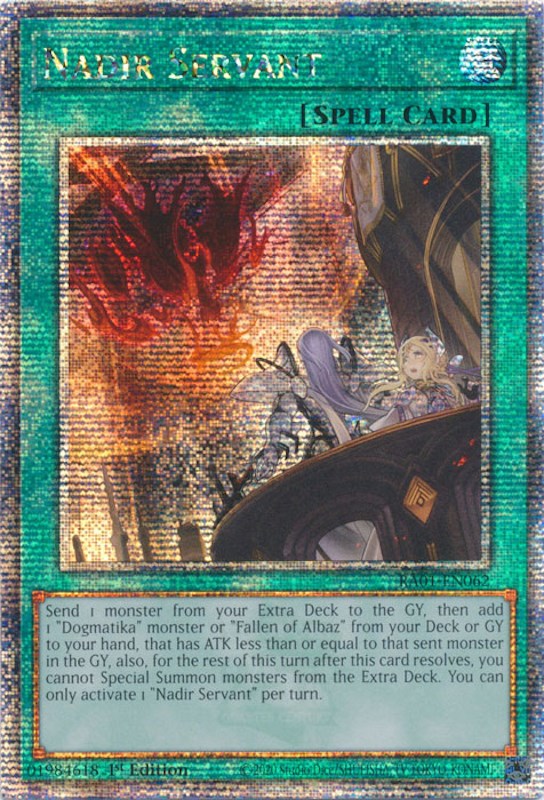 Nadir Servant [RA01-EN062] Quarter Century Secret Rare | Good Games Adelaide SA