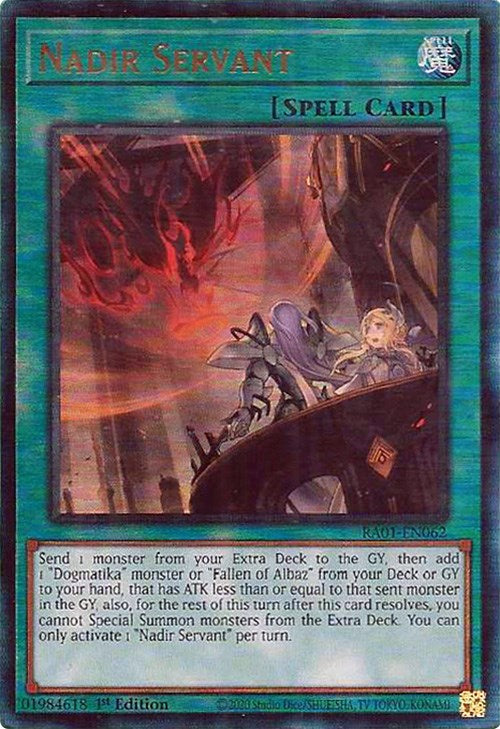 Nadir Servant [RA01-EN062] Prismatic Ultimate Rare | Good Games Adelaide SA