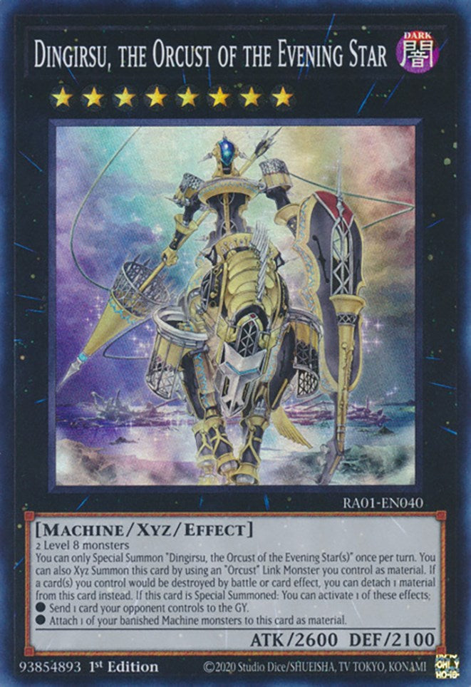 Dingirsu, the Orcust of the Evening Star [RA01-EN040] Super Rare | Good Games Adelaide SA