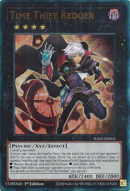 Time Thief Redoer [RA01-EN041] Prismatic Ultimate Rare | Good Games Adelaide SA