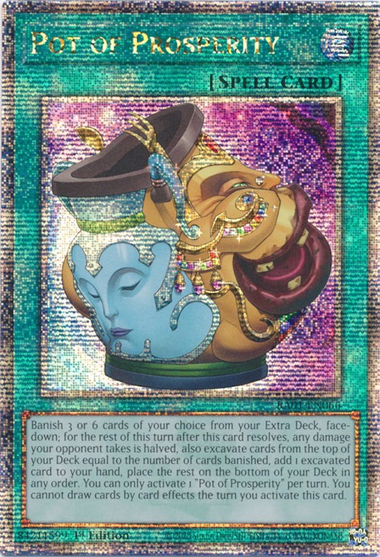 Pot of Prosperity [RA01-EN066] Quarter Century Secret Rare | Good Games Adelaide SA