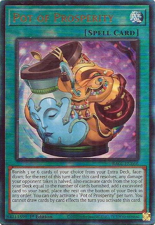 Pot of Prosperity [RA01-EN066] Prismatic Ultimate Rare | Good Games Adelaide SA