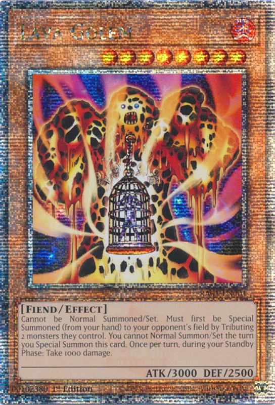 Lava Golem [RA01-EN001] Quarter Century Secret Rare | Good Games Adelaide SA