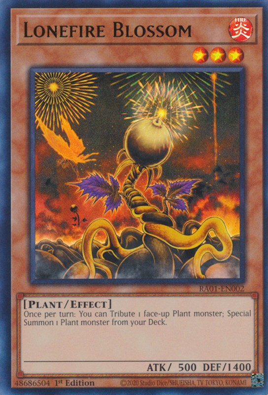 Lonefire Blossom [RA01-EN002] Ultra Rare | Good Games Adelaide SA
