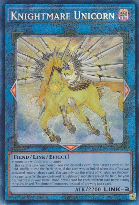 Knightmare Unicorn [RA01-EN043] Prismatic Collector's Rare | Good Games Adelaide SA