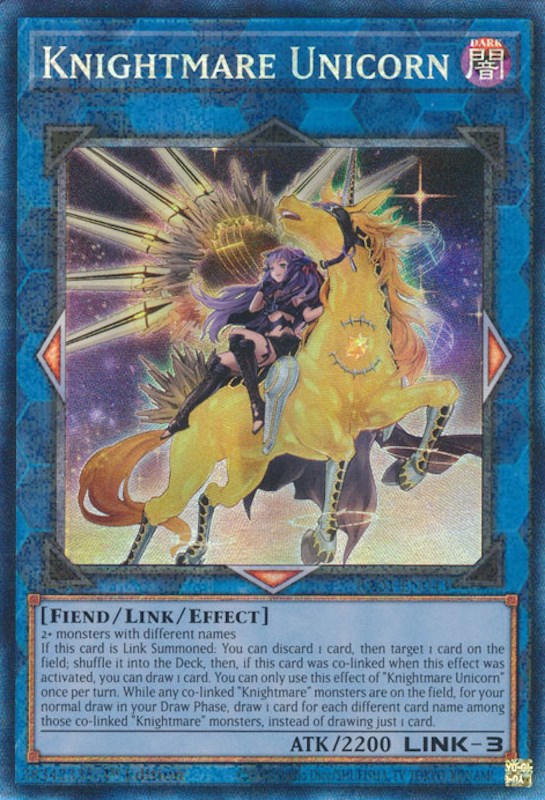 Knightmare Unicorn (Alternate Art) [RA01-EN043] Prismatic Collector's Rare | Good Games Adelaide SA
