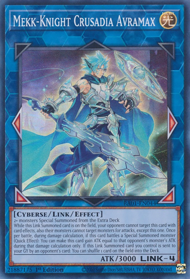 Mekk-Knight Crusadia Avramax [RA01-EN044] Super Rare | Good Games Adelaide SA