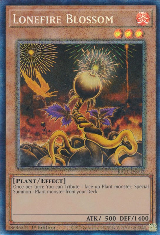 Lonefire Blossom [RA01-EN002] Prismatic Collector's Rare | Good Games Adelaide SA