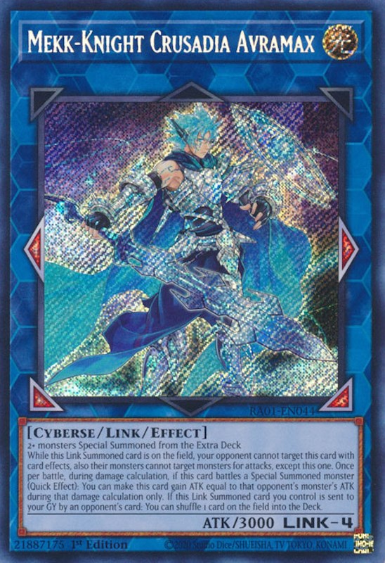 Mekk-Knight Crusadia Avramax [RA01-EN044] Secret Rare | Good Games Adelaide SA