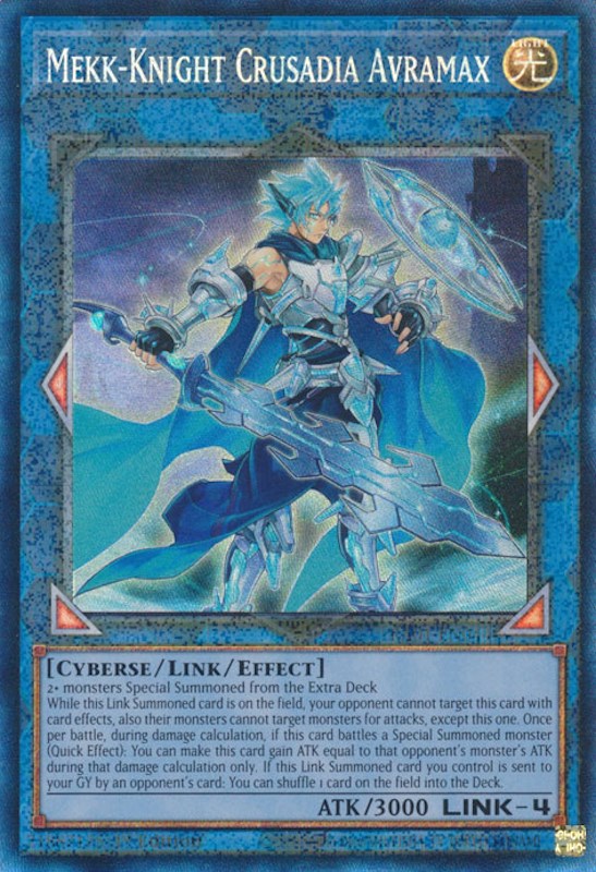 Mekk-Knight Crusadia Avramax [RA01-EN044] Prismatic Collector's Rare | Good Games Adelaide SA