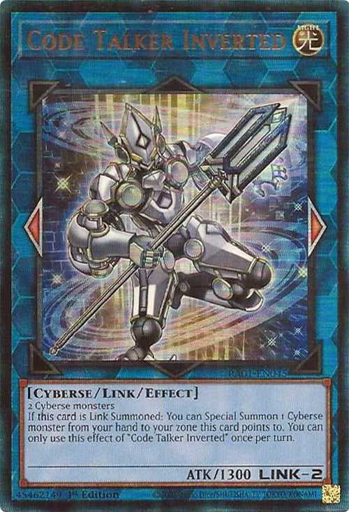 Code Talker Inverted [RA01-EN045] Prismatic Ultimate Rare | Good Games Adelaide SA