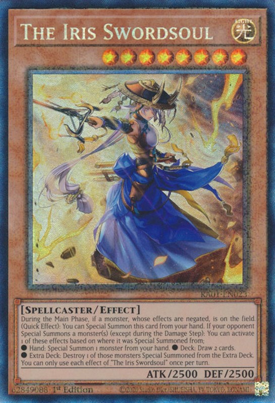 The Iris Swordsoul [RA01-EN023] Prismatic Collector's Rare | Good Games Adelaide SA