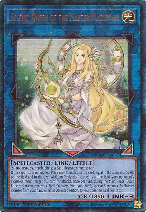 Selene, Queen of the Master Magicians [RA01-EN047] Prismatic Ultimate Rare | Good Games Adelaide SA