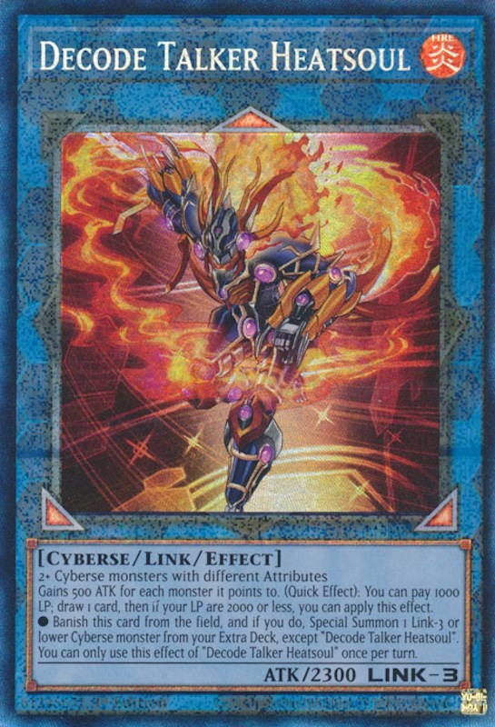 Decode Talker Heatsoul [RA01-EN048] Prismatic Collector's Rare | Good Games Adelaide SA