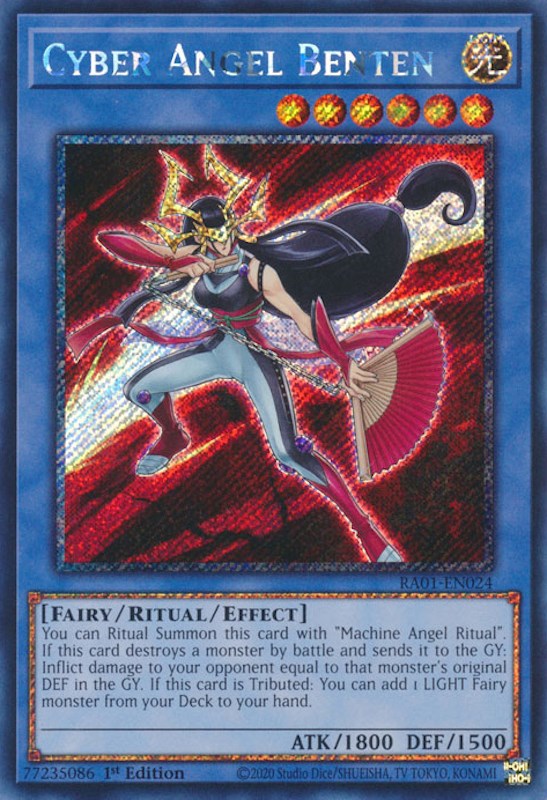 Cyber Angel Benten [RA01-EN024] Platinum Secret Rare | Good Games Adelaide SA