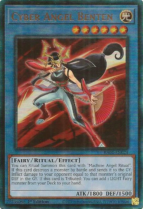 Cyber Angel Benten [RA01-EN024] Prismatic Ultimate Rare | Good Games Adelaide SA