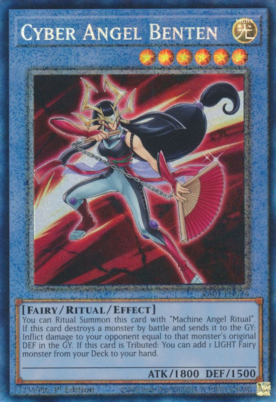 Cyber Angel Benten [RA01-EN024] Prismatic Collector's Rare | Good Games Adelaide SA