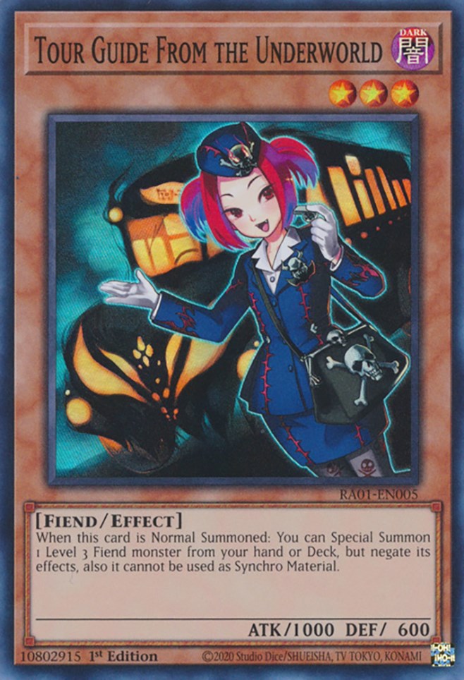 Tour Guide From the Underworld [RA01-EN005] Super Rare | Good Games Adelaide SA