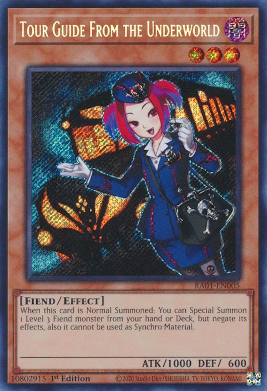 Tour Guide From the Underworld [RA01-EN005] Secret Rare | Good Games Adelaide SA