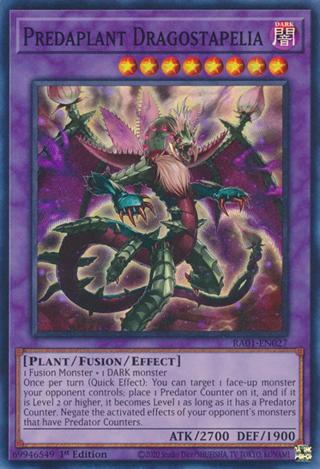 Predaplant Dragostapelia [RA01-EN027] Super Rare | Good Games Adelaide SA