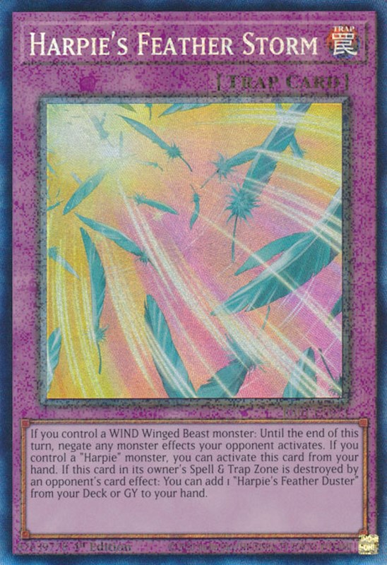 Harpie's Feather Storm [RA01-EN073] Prismatic Collector's Rare | Good Games Adelaide SA