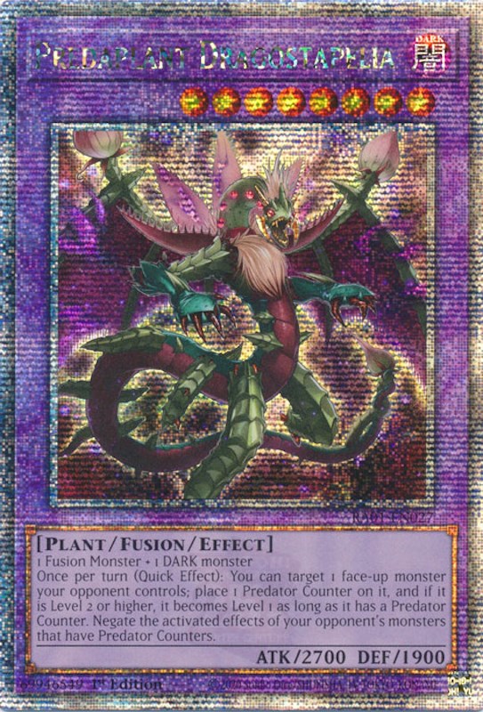Predaplant Dragostapelia [RA01-EN027] Quarter Century Secret Rare | Good Games Adelaide SA