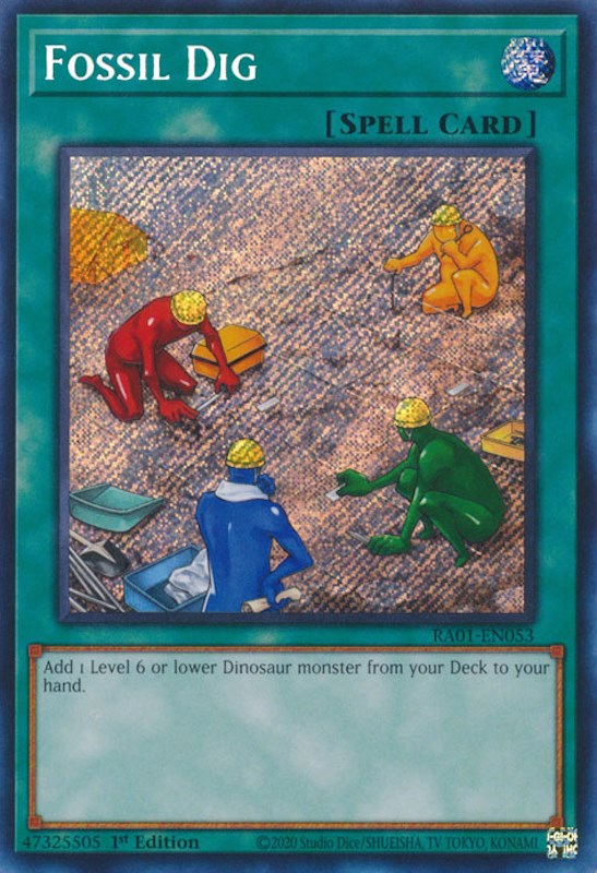 Fossil Dig [RA01-EN053] Secret Rare | Good Games Adelaide SA