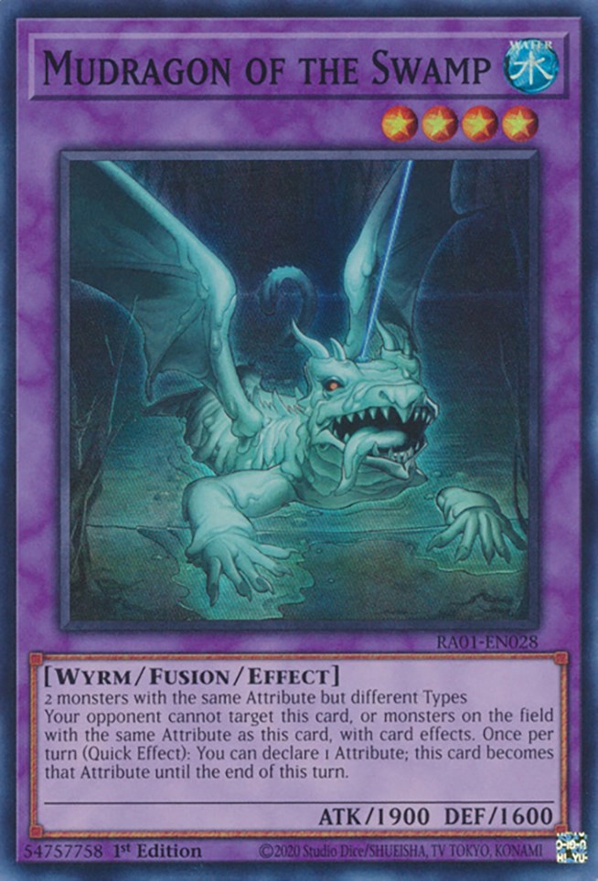 Mudragon of the Swamp [RA01-EN028] Super Rare | Good Games Adelaide SA
