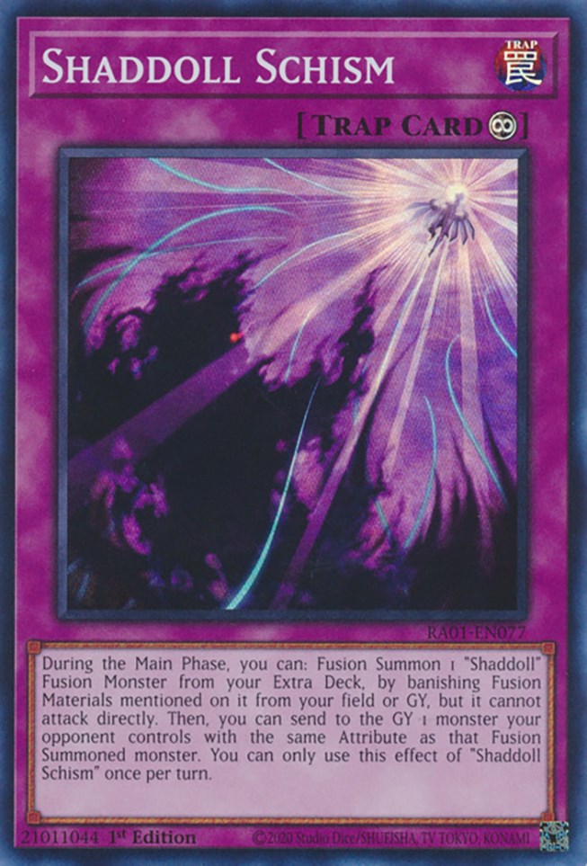Shaddoll Schism [RA01-EN077] Super Rare | Good Games Adelaide SA