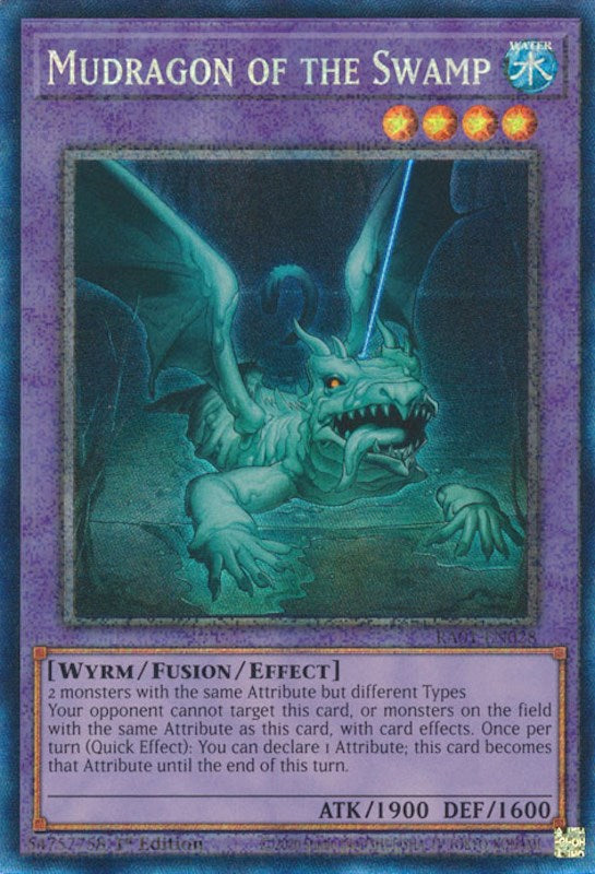 Mudragon of the Swamp [RA01-EN028] Prismatic Collector's Rare | Good Games Adelaide SA