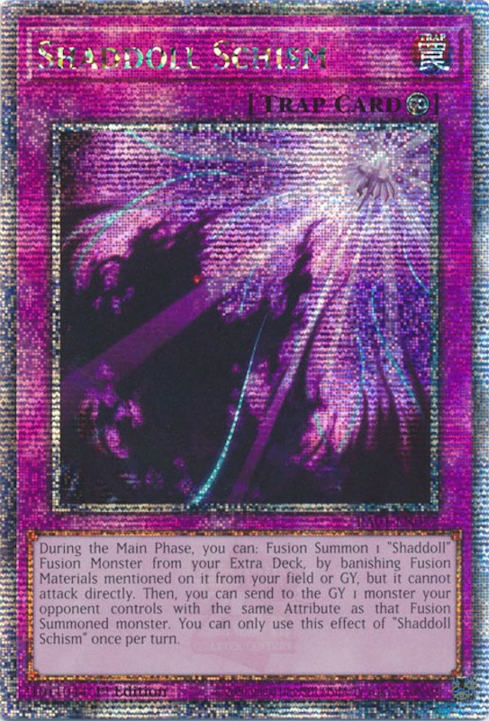 Shaddoll Schism [RA01-EN077] Quarter Century Secret Rare | Good Games Adelaide SA