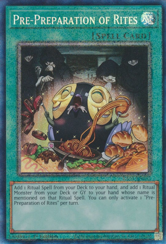 Pre-Preparation of Rites [RA01-EN055] Prismatic Collector's Rare | Good Games Adelaide SA