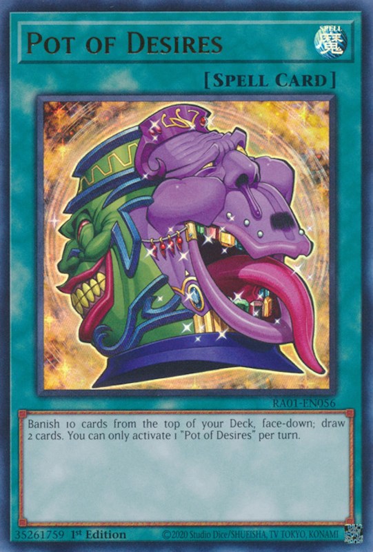 Pot of Desires [RA01-EN056] Ultra Rare | Good Games Adelaide SA