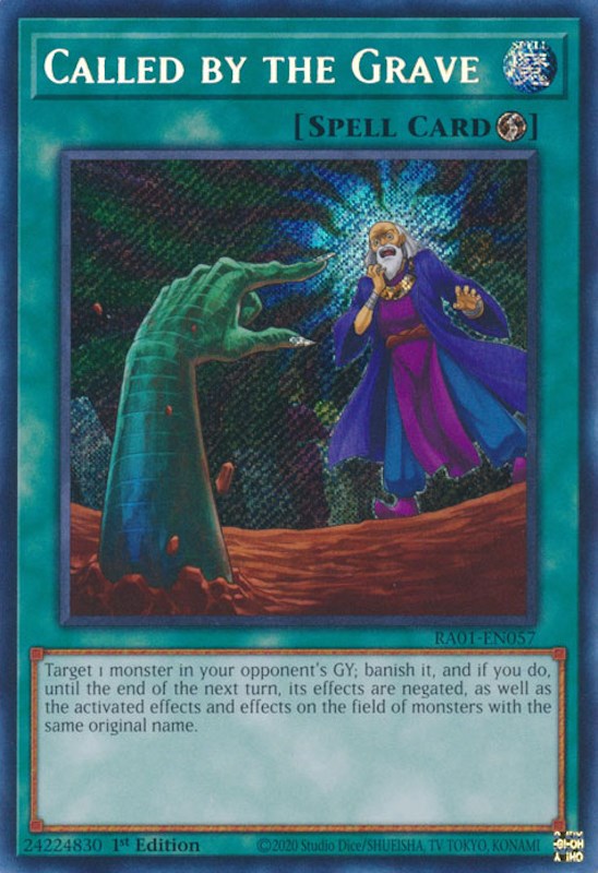 Called by the Grave [RA01-EN057] Secret Rare | Good Games Adelaide SA