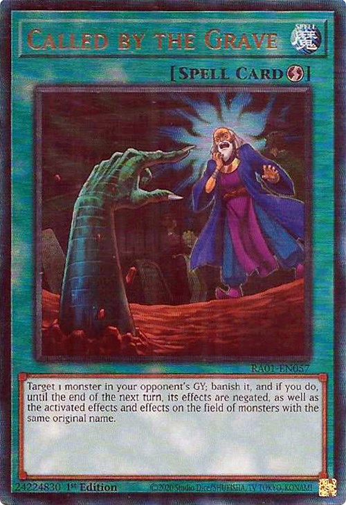 Called by the Grave [RA01-EN057] Prismatic Ultimate Rare | Good Games Adelaide SA
