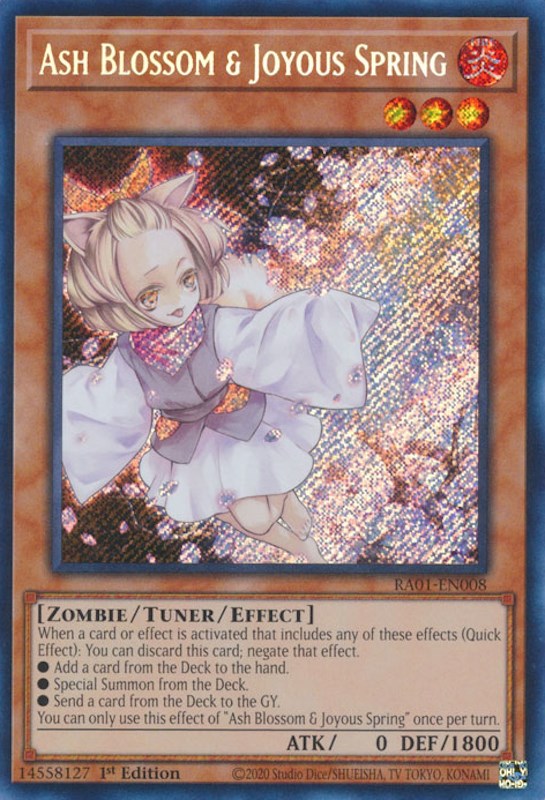 Ash Blossom & Joyous Spring [RA01-EN008] Secret Rare | Good Games Adelaide SA