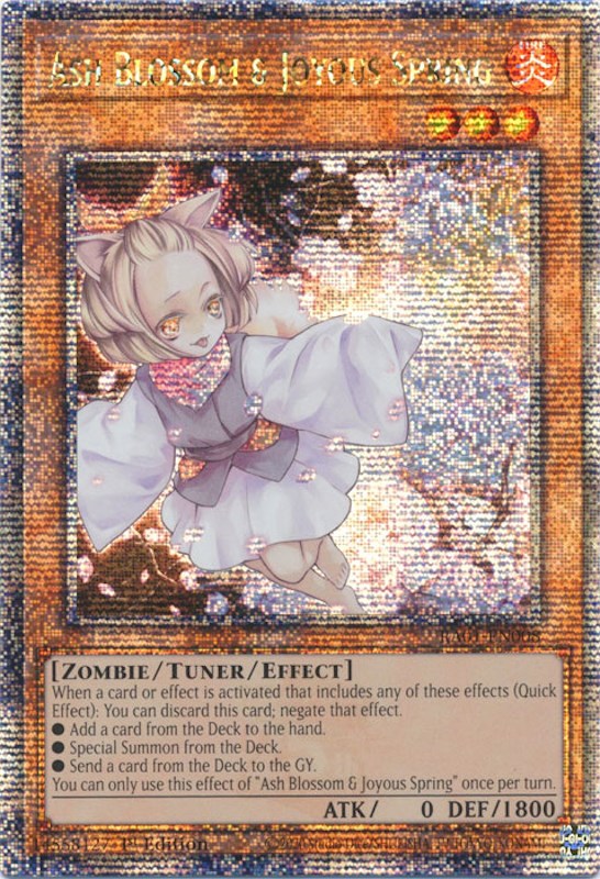Ash Blossom & Joyous Spring [RA01-EN008] Quarter Century Secret Rare | Good Games Adelaide SA