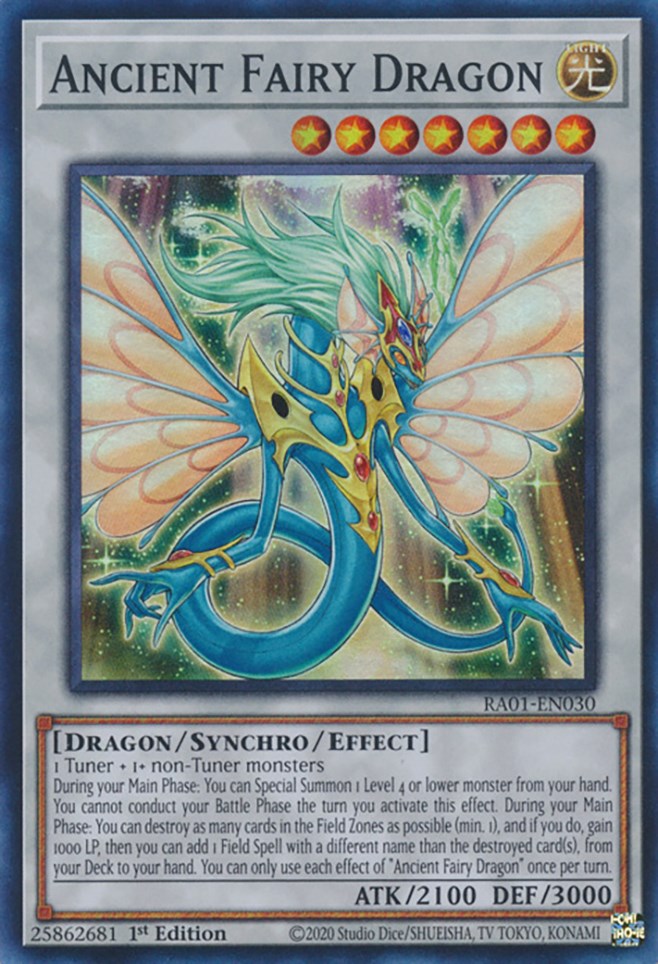 Ancient Fairy Dragon [RA01-EN030] Super Rare | Good Games Adelaide SA