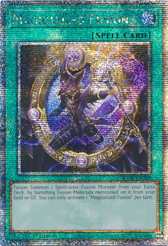 Magicalized Fusion [RA01-EN058] Quarter Century Secret Rare | Good Games Adelaide SA
