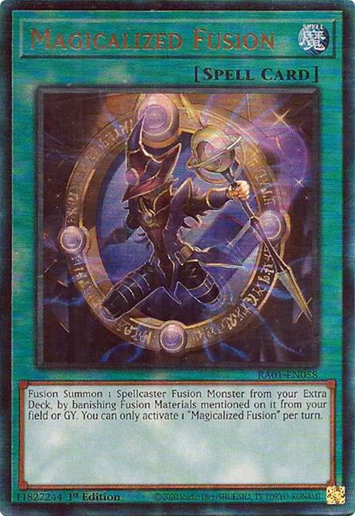 Magicalized Fusion [RA01-EN058] Prismatic Ultimate Rare | Good Games Adelaide SA