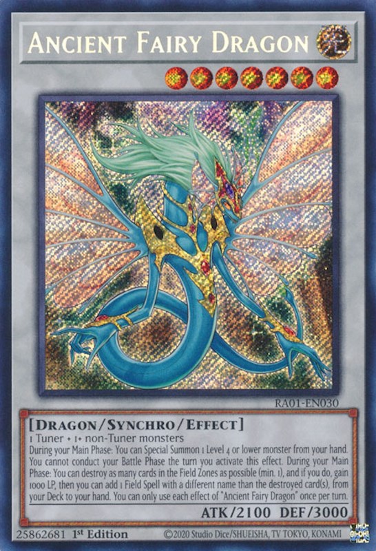 Ancient Fairy Dragon [RA01-EN030] Secret Rare | Good Games Adelaide SA