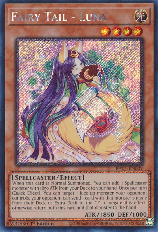 Fairy Tail - Luna [RA01-EN009] Platinum Secret Rare | Good Games Adelaide SA