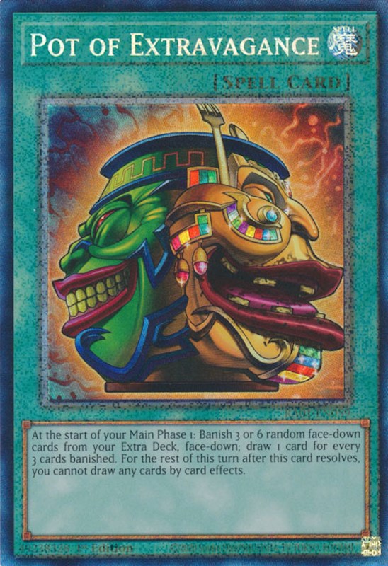 Pot of Extravagance [RA01-EN059] Prismatic Collector's Rare | Good Games Adelaide SA