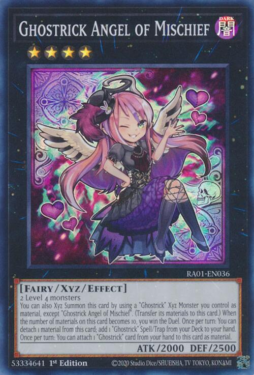 Ghostrick Angel of Mischief [RA01-EN036] Super Rare | Good Games Adelaide SA