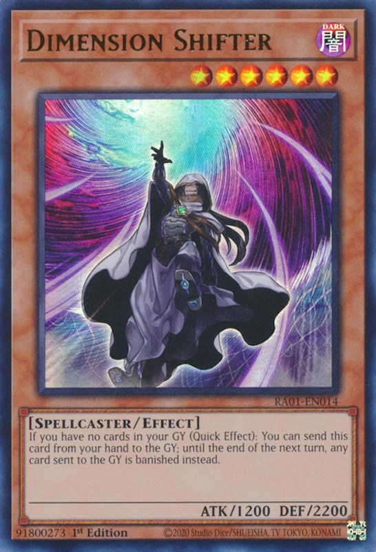 Dimension Shifter [RA01-EN014] Ultra Rare | Good Games Adelaide SA