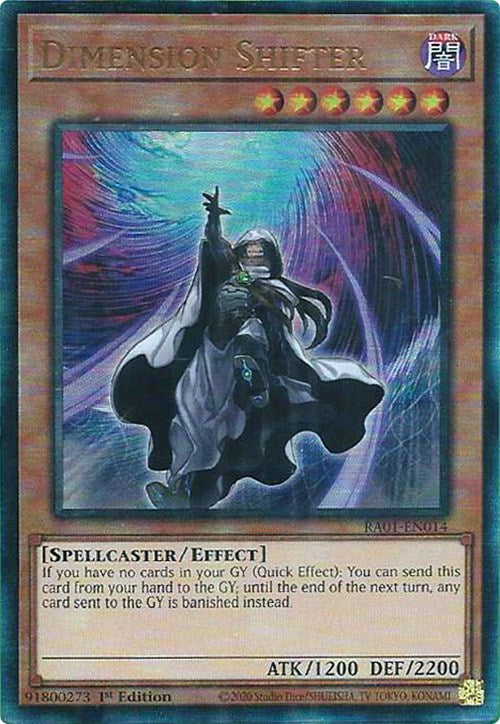 Dimension Shifter [RA01-EN014] Prismatic Ultimate Rare | Good Games Adelaide SA